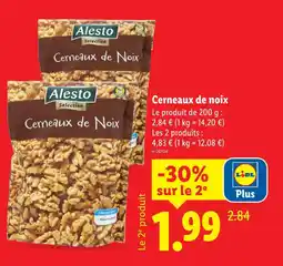 Lidl Alesto cerneaux de noix offre