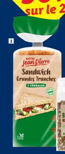 Lidl Maître jean pierre pain de mie offre