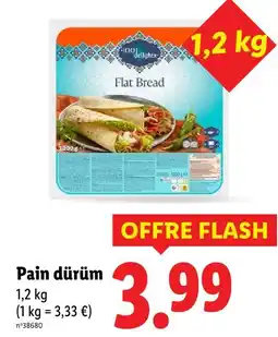 Lidl 1001 delights pain dürüm offre