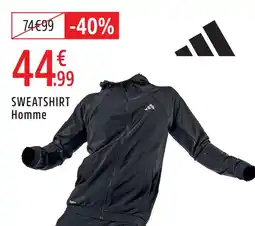 Intersport Adidas sweatshirt homme offre