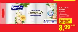 Lidl Floraly's papier toilette parfumé offre