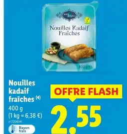 Lidl 1001 délices nouilles kadaif fraîches offre