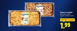 Lidl Alpen fest gâteau au crumble offre