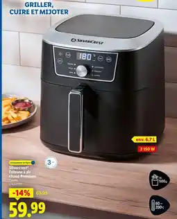 Lidl Silvecrest friteuse à air chaud premium offre