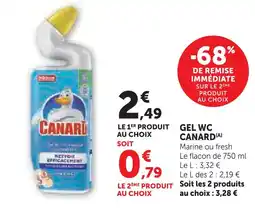 U Express Canard gel wc marine offre