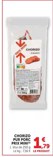 U Express Chorizo pur porc offre