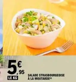 E.Leclerc Salade strasbourgeoise a la moutarde offre