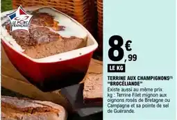E.Leclerc Terrine aux champignons offre