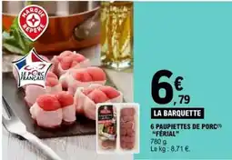 E.Leclerc 6 paupiettes de porc offre