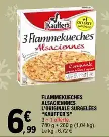 E.Leclerc Kauffer's - flammekueches alsaciennes l'originale surgelées offre