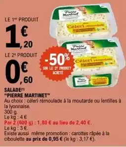 E.Leclerc Pierre martinet - salade offre