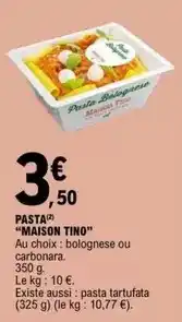 E.Leclerc Maison tino - pasta offre