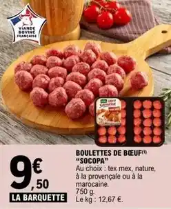 E.Leclerc Socopa - boulettes de boeuf offre