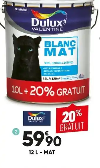 Bricorama Peinture bicouche acrylique offre