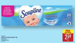 ALDI Soupline lingettes assouplissantes offre
