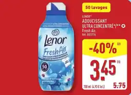 ALDI Lenor adoucissant ultra concentré offre