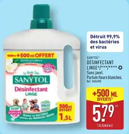 ALDI Sanytol désinfectant linge offre