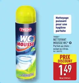 ALDI Twido nettoyant mousse wc offre