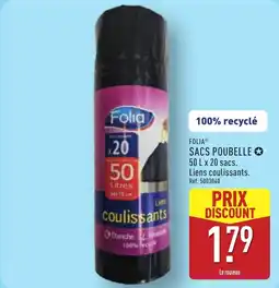 ALDI Folia sacs poubelle offre
