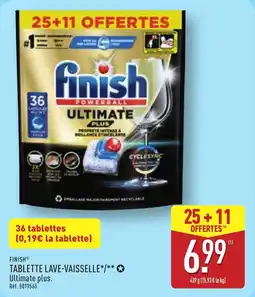 ALDI Finish tablette lave-vaisselle offre