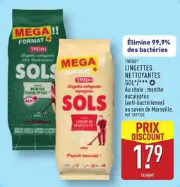 ALDI Twido lingettes nettoyantes sol offre