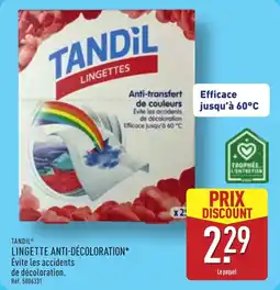 ALDI Tandil lingette anti-décoloration offre