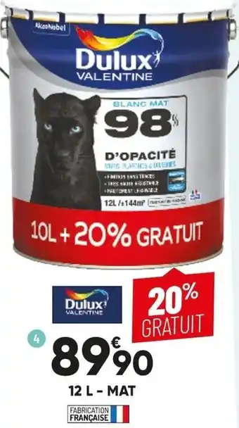 Peinture monocouche dulux valentine