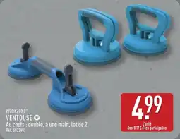 ALDI Workzone ventouse offre
