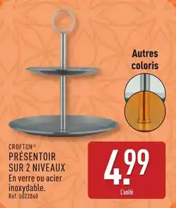 ALDI Crofton présentoir sur 2 niveaux offre