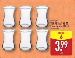 ALDI Crofton verres à thé offre