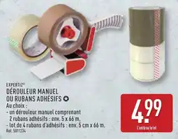 ALDI Expertiz dérouleur manuel ou rubans adhésifs offre