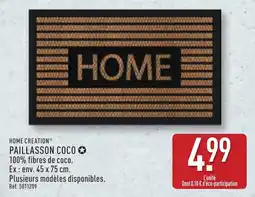 ALDI Home creation paillasson coco offre