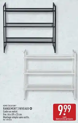 ALDI Home creation rangement 3 niveaux offre