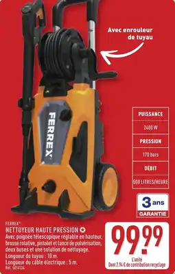 ALDI Ferrex nettoyeur haute pression offre