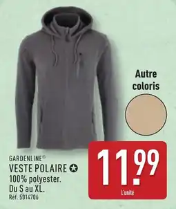 ALDI Gardenline veste polaire offre