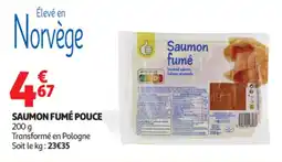 Auchan Saumon fumé pouce offre