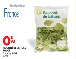 Auchan Panaché de laitues pouce offre
