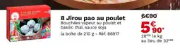Picard 8 jirou pao au poulet offre