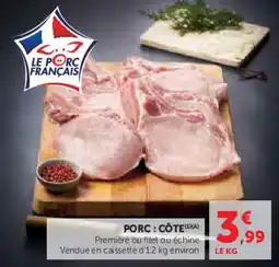 Super U Porc côte offre