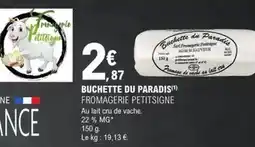 E.Leclerc Buchette du paradis offre