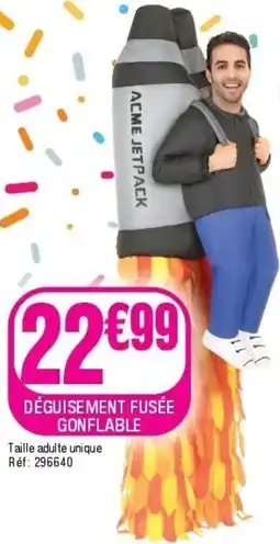La Foir'Fouille Déguisement fusée gonflable offre
