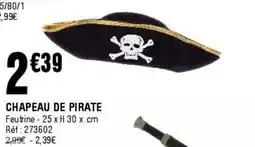 La Foir'Fouille Chapeau de pirate offre