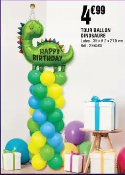 La Foir'Fouille Tour ballon dinosaure offre