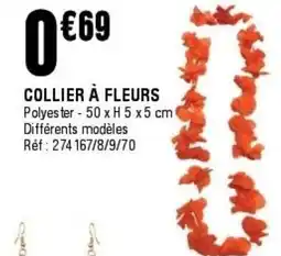 La Foir'Fouille Collier à fleurs offre