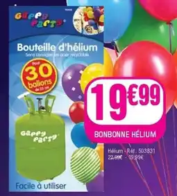 La Foir'Fouille Bonbonne hélium offre