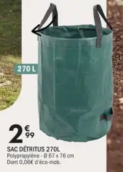 La Foir'Fouille Sac détritus offre