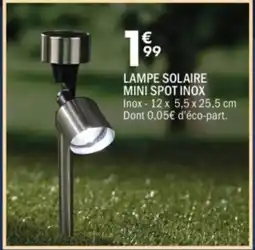 La Foir'Fouille Lampe solaire mini spot inox offre