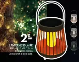 La Foir'Fouille Lanterne solaire offre