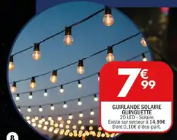 La Foir'Fouille Guirlande solaire guinguette offre