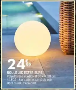La Foir'Fouille Boule led extérieure offre